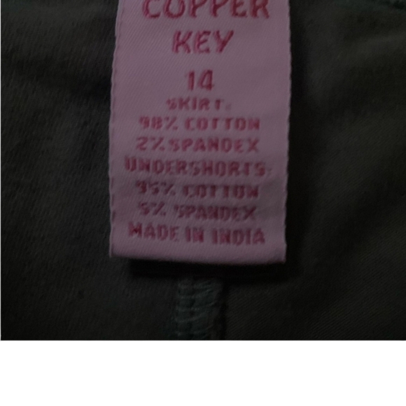 Copper key Army Green Skirt - Picture 3 of 4